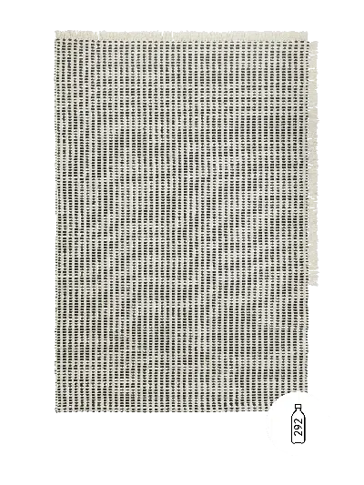 Ferm Living Way Rug In Gray