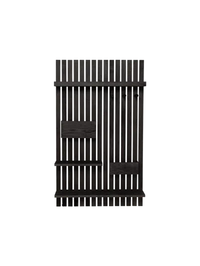 Ferm Living Wooden Multi Shelf In Black