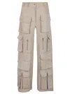 Fermas.club Suede Cargo Trousers