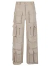 Fermas.club Suede Cargo Trousers