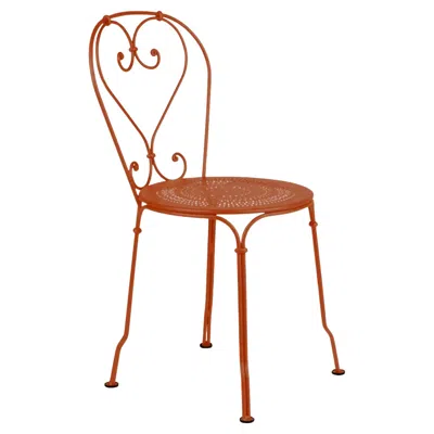 Pre-owned Fermob - 1900 Chair - Candied Orange - Set Of 2 Chairs
