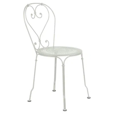 Pre-owned Fermob - 1900 Chair - Clay Grey - Set Of 2 Chairs In Gray