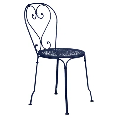 Pre-owned Fermob - 1900 Chair - Deep Blue - Set Of 2 Chairs