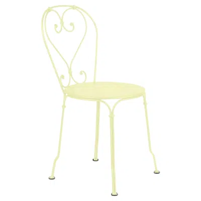 Pre-owned Fermob - 1900 Chair - Frosted Lemon - Set Of 2 Chairs In Yellow