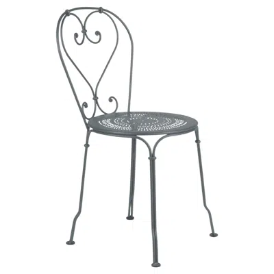 Pre-owned Fermob - 1900 Chair - Storm Grey - Set Of 2 Chairs In Gray
