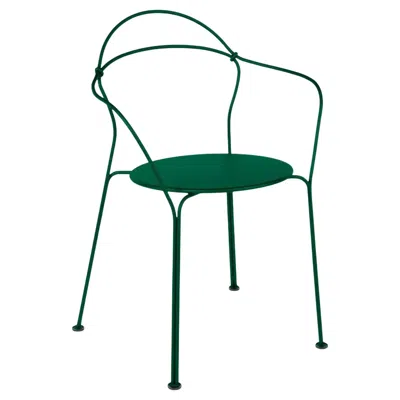 Pre-owned Fermob - Airloop Armchair - Cedar Green - Set Of 2 Chairs