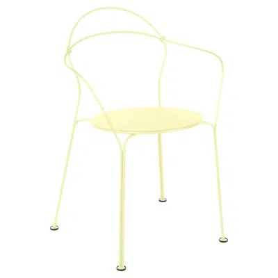 Pre-owned Fermob - Airloop Armchair - Frosted Lemon - Set Of 2 Chairs In Yellow