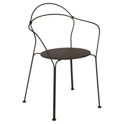 Pre-owned Fermob - Airloop Armchair - Tonka - Set Of 2 Chairs In Black