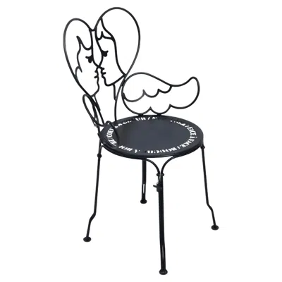 Pre-owned Fermob - Ange Chair - Anthracite In Black