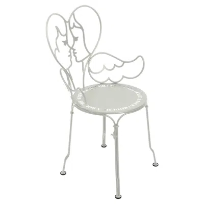 Pre-owned Fermob - Ange Chair - Clay Grey In Gray