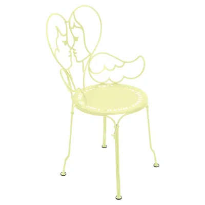 Pre-owned Fermob - Ange Chair - Frosted Lemon In Yellow