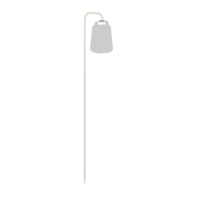 Fermob Balad Lantern Post In Clay Gray
