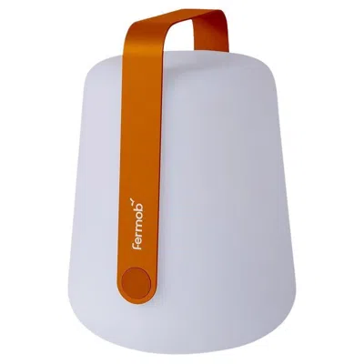 Pre-owned Fermob - Balad² Portable Lamp H 25 Cm (9.8 In) - Candied Orange - Set Of 3 Lamps