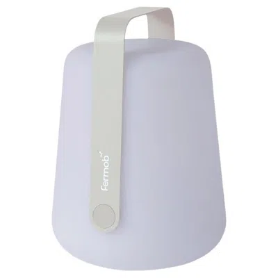 Pre-owned Fermob - Balad² Portable Lamp H 25 Cm (9.8 In) - Clay Grey - Set Of 3 Lamps In Gray