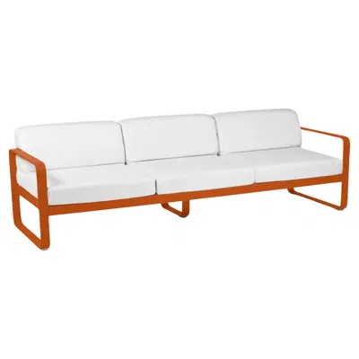 Pre-owned Fermob - Bellevie 3-seater Sofa - Candied Orange