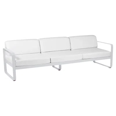 Pre-owned Fermob - Bellevie 3-seater Sofa - Cotton White