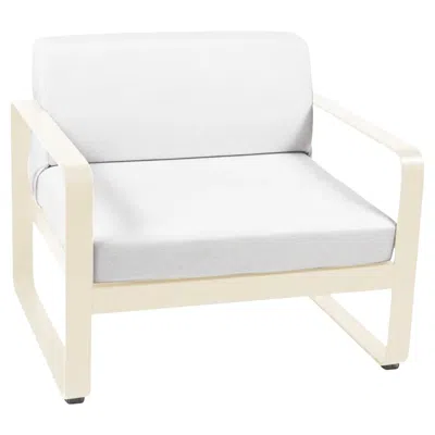 Pre-owned Fermob - Bellevie Armchair - Latte Beige In Brown