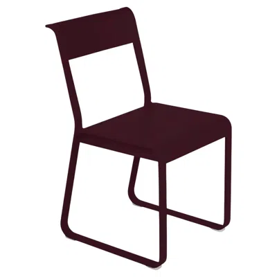 Pre-owned Fermob - Bellevie Chair V2 - Chili In Black