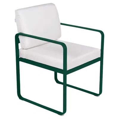 Pre-owned Fermob - Bellevie Dining Armchair (chair With Arms) - Cedar Green