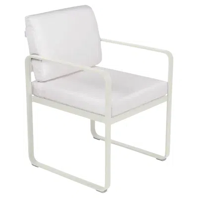 Pre-owned Fermob - Bellevie Dining Armchair (chair With Arms) - Clay Grey In Gray