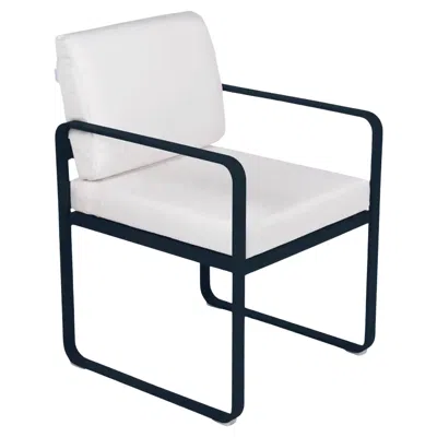 Pre-owned Fermob - Bellevie Dining Armchair (chair With Arms) - Deep Blue