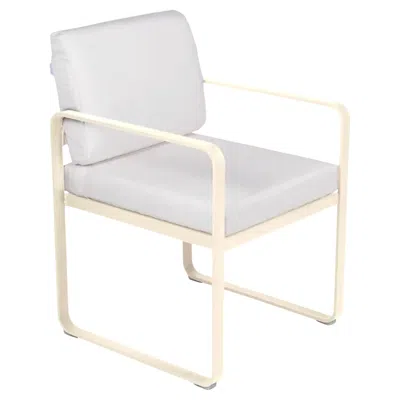 Pre-owned Fermob - Bellevie Dining Armchair (chair With Arms) - Latte Beige In Brown