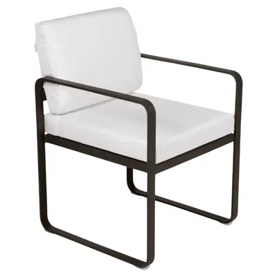 Pre-owned Fermob - Bellevie Dining Armchair (chair With Arms) - Tonka In Gray