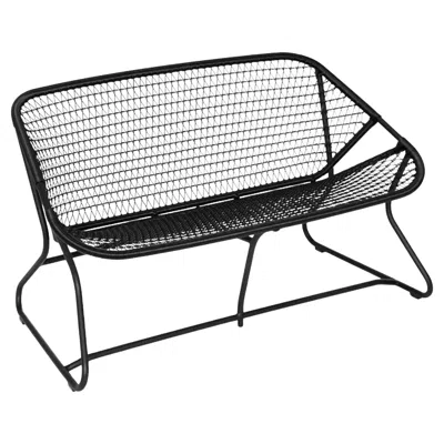 Pre-owned Fermob Bench - Small Sofa  - Sixties Bench - Liquorice In Black