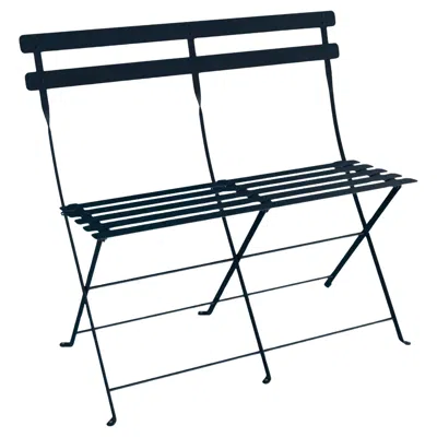 Pre-owned Fermob - Bistro 2-seater Bench - Deep Blue