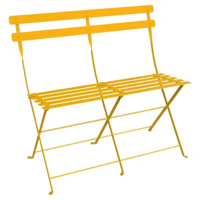 Pre-owned Fermob - Bistro 2-seater Bench - Honey In Yellow
