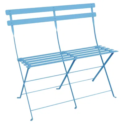 Pre-owned Fermob - Bistro 2-seater Bench - Maya Blue