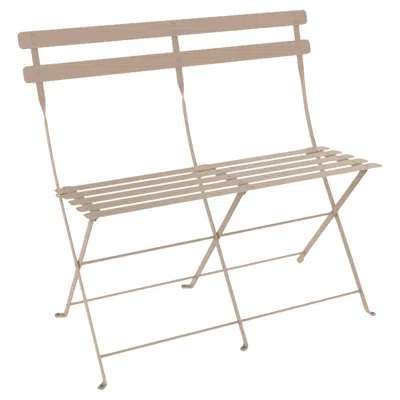 Pre-owned Fermob - Bistro 2-seater Bench - Nutmeg In Brown