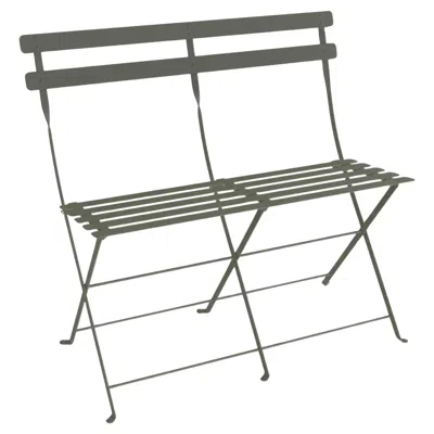 Pre-owned Fermob - Bistro 2-seater Bench - Rosemary In Gray
