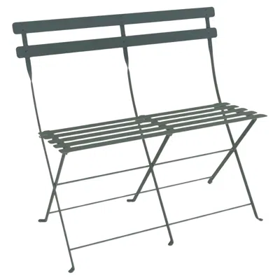 Pre-owned Fermob - Bistro 2-seater Bench - Storm Grey In Gray