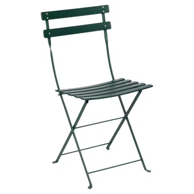Pre-owned Fermob - Bistro Duraflon Folding Chair - Cedar Green