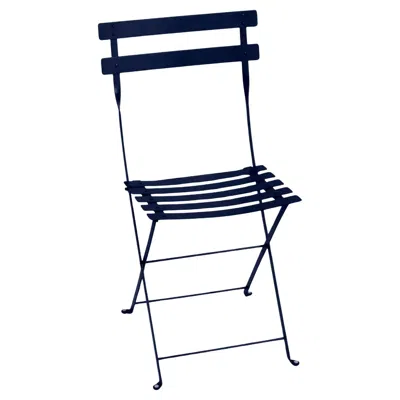 Pre-owned Fermob - Bistro Metal Chair - Deep Blue - Set Of 2 Chairs