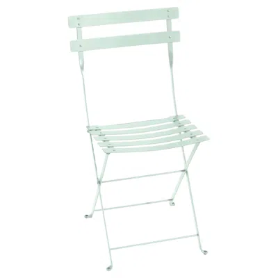 Pre-owned Fermob - Bistro Metal Chair - Ice Mint - Set Of 2 Chairs In Gray