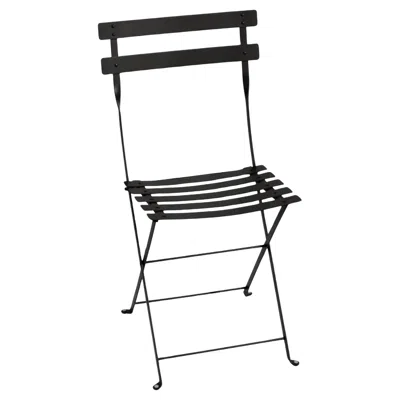 Pre-owned Fermob - Bistro Metal Chair - Liquorice - Set Of 2 Chairs In Black