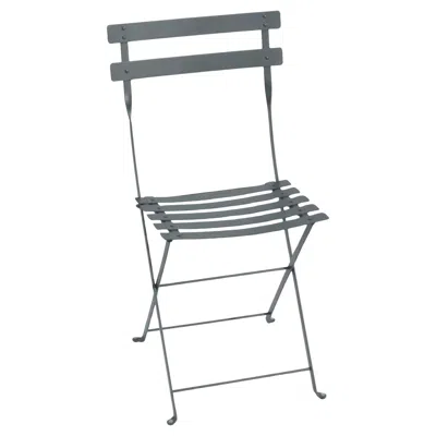 Pre-owned Fermob - Bistro Metal Chair - Storm Grey - Set Of 2 Chairs In Gray