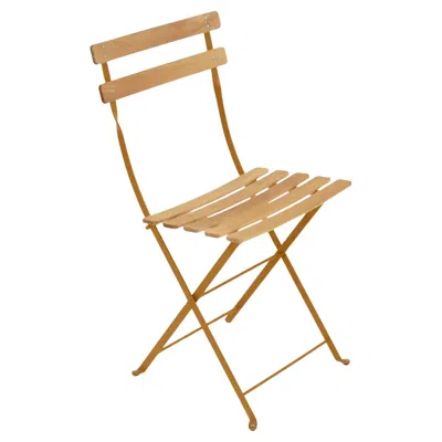 Pre-owned Fermob - Bistro Natural Folding Chair - Gingerbread - Set Of 2 Chairs In Brown