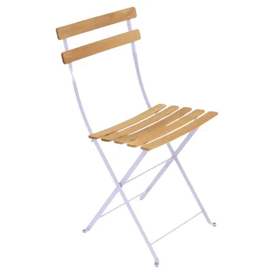 Pre-owned Fermob - Bistro Natural Folding Chair - Marshmallow - Set Of 2 Chairs In Brown