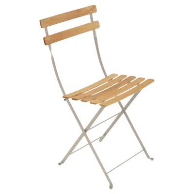 Pre-owned Fermob - Bistro Natural Folding Chair - Nutmeg - Set Of 2 Chairs In Brown