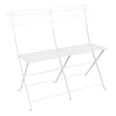 Fermob Bistro Steel Garden Bench In Cotton