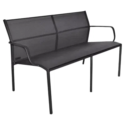 Pre-owned Fermob - Cadiz 2-seater Bench - Anthracite In Black