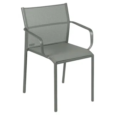 Pre-owned Fermob - Cadiz Armchair (chair With Arms) - Stereo Rosemary - Set Of 2 Chairs In Gray