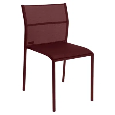 Pre-owned Fermob - Cadiz Chair - Stereo Black Cherry - Set Of 2 Chairs