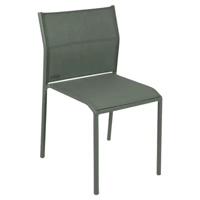 Pre-owned Fermob - Cadiz Chair - Stereo Storm Grey - Stereo Rosemary In Gray