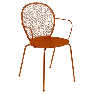 Pre-owned Fermob Chair With Arms  - Lorette Armchair - Candied Orange