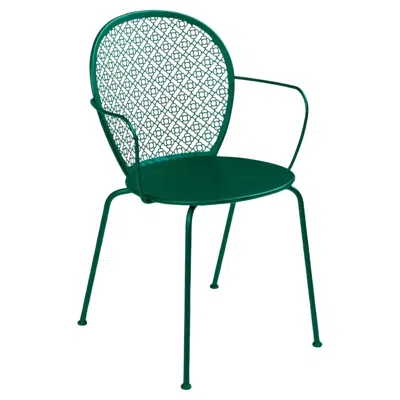 Pre-owned Fermob Chair With Arms  - Lorette Armchair - Cedar Green