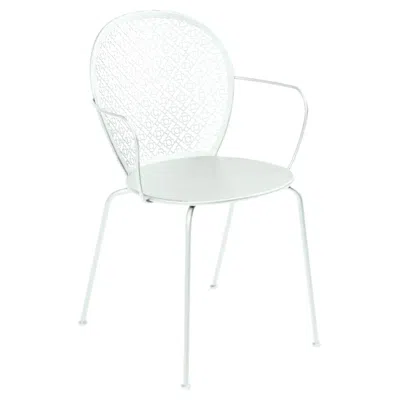 Pre-owned Fermob Chair With Arms  - Lorette Armchair - Ice Mint In Gray